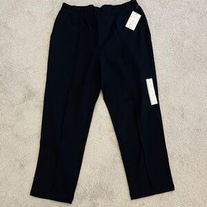 a new day elastic waist knit trousers